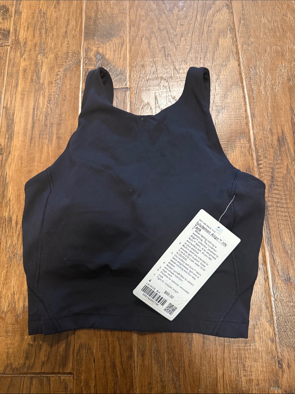 lululemon athletica Black High-Neck Crop Sports Bra